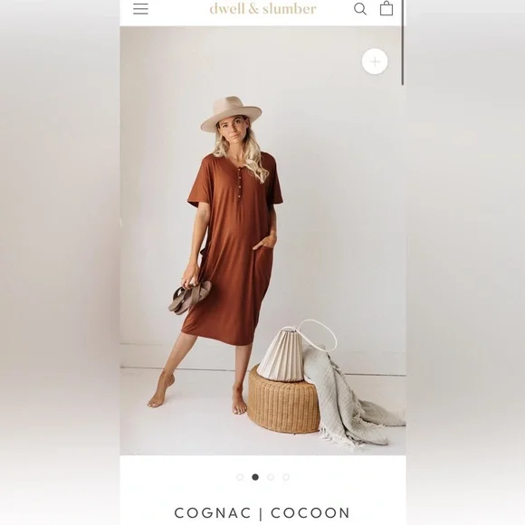 Dwell & Slumber cocoon maternity dress - Picture 5 of 5